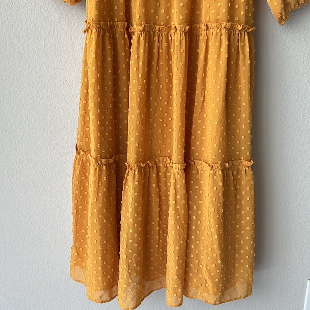 J Crew Tiered Midi Dress, Size 4 - Picture 2 of 11